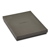 Stainless Steel Omega Necklace with Polished Finish in Gift Box